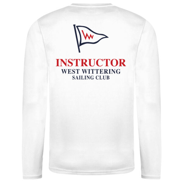 WWSC Mens Technical Instructors Long Sleeve T-shirt - White Thumbnail