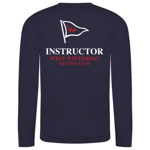WWSC Mens Technical Instructors Long Sleeve T-shirt - Navy Thumbnail