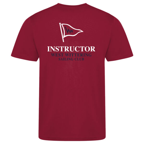 WWSC Mens Technical Short sleeved Instructor T-Shirt - Red Thumbnail